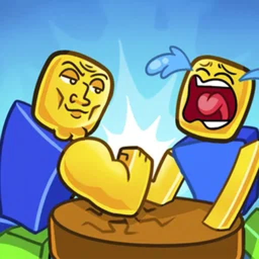 Obby Escape: Gym Arm Wrestling Free Game Online