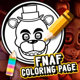 FNAF Coloring Page Free Game Online