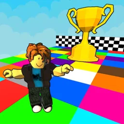 Stand on the right color, Robby! Free Game Online